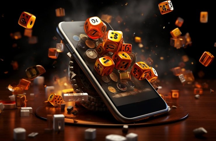 Ilustrasi pengguna membaca syarat dan ketentuan platform hiburan online